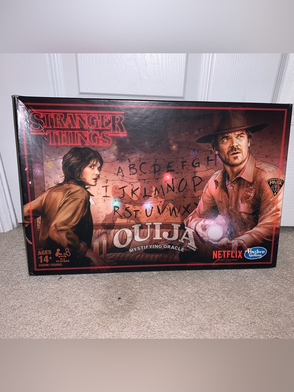 Hasbro Stranger Things Ouija Board Game - Red, Black, Brown